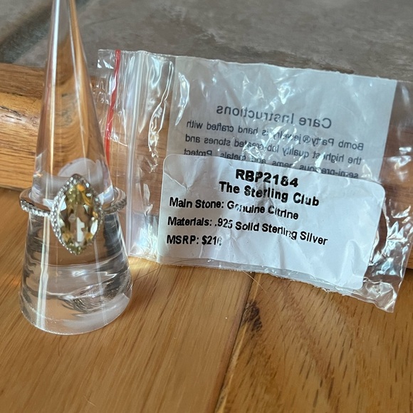 Bomb Party Sterling Club Ring - Picture 1 of 6